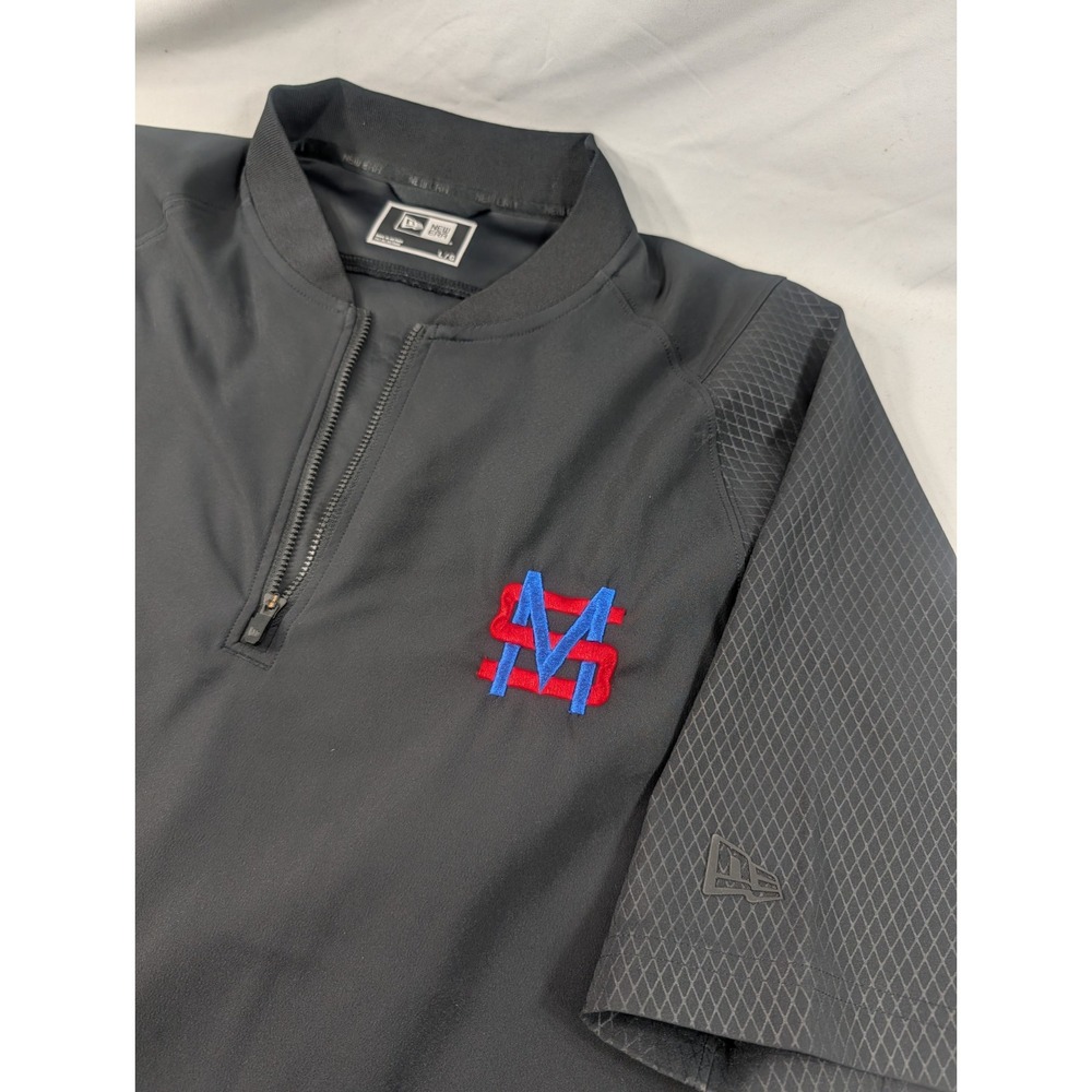 New Era Men's Cage Short Sleeve 1/4-Zip Jacket Graphite Size Large Murray State
